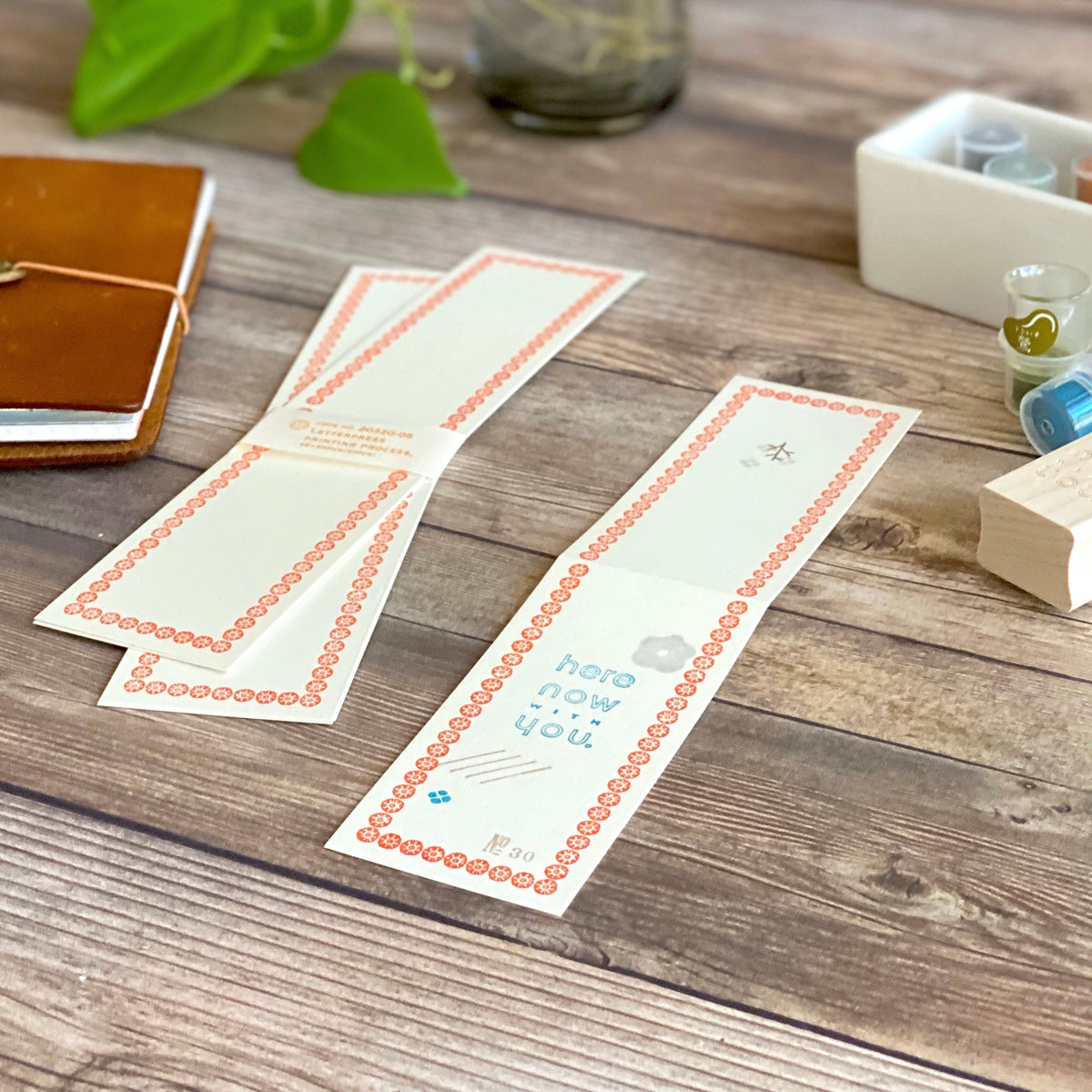 [Classiky]Letterpress Folded Memo Card
