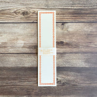 [Classiky]Letterpress Folded Memo Card