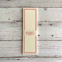 [Classiky]Letterpress Folded Memo Card