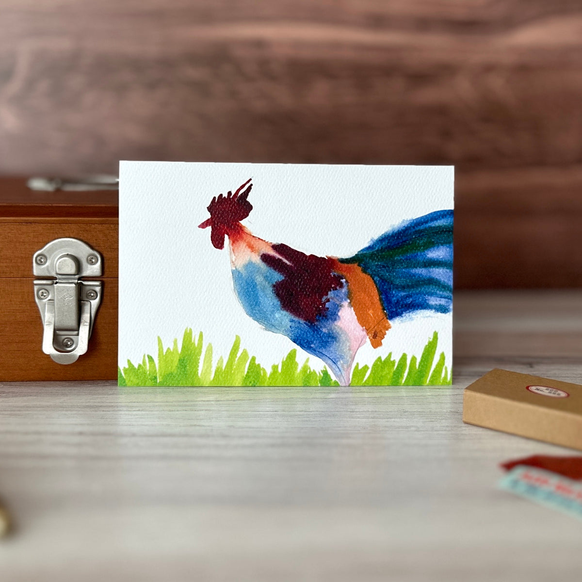 [BK Original Postcard] Rooster by Coco