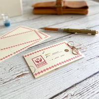 [Classiky]Letterpress Folded Memo Card