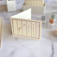 [Classiky]Letterpress Folded Memo Card