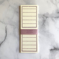 [Classiky]Letterpress Folded Memo Card