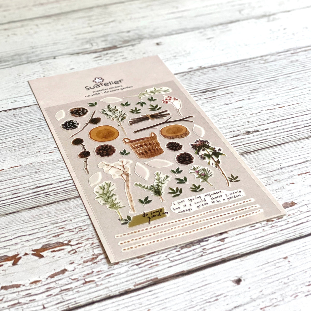 [Suatelier Stickers] do some garden