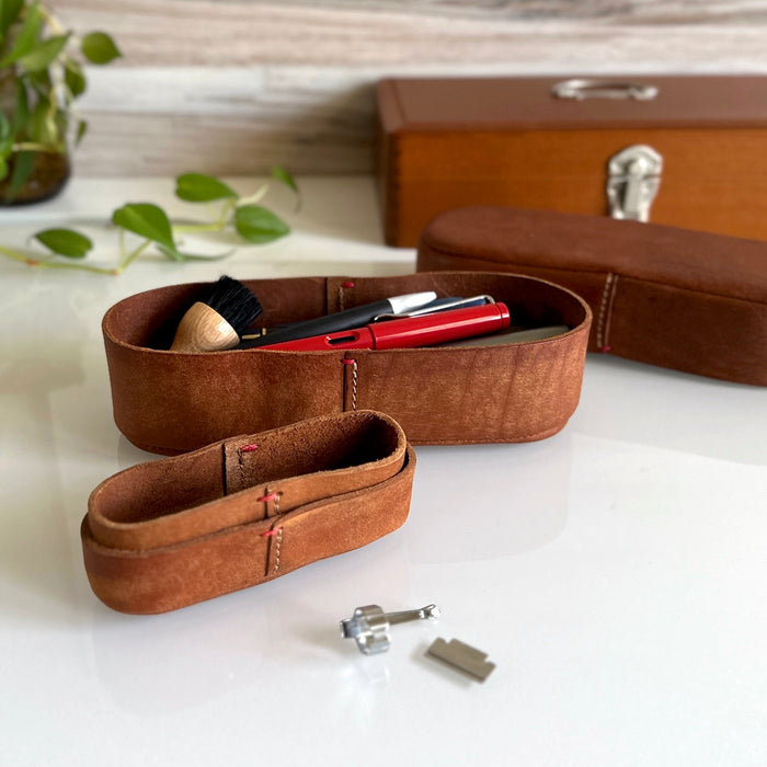 [Classiky] Oval Leather Box