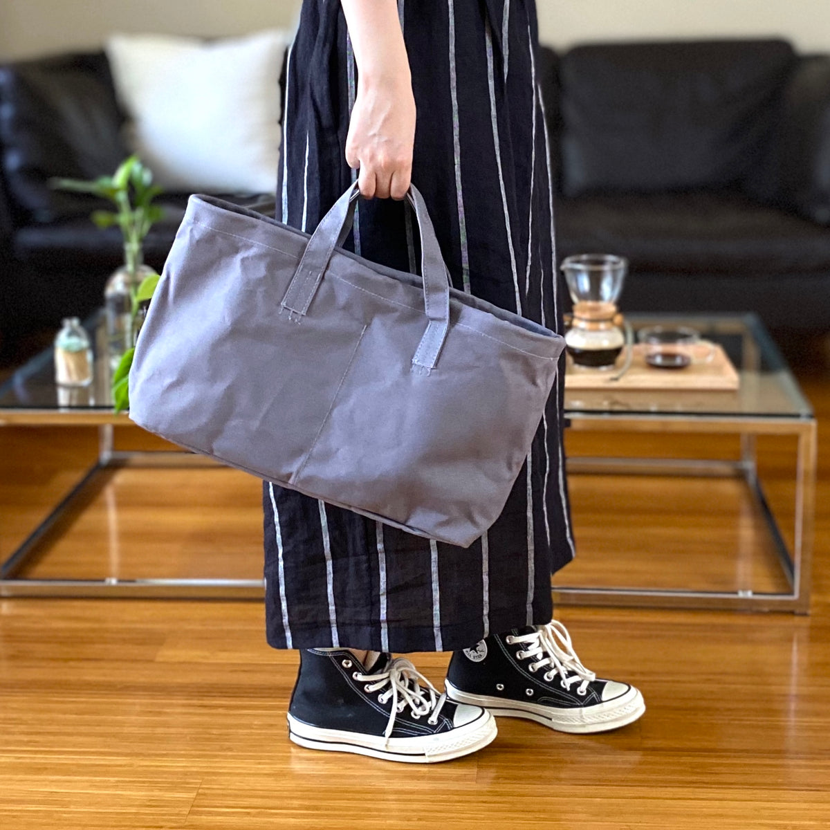 Wax Canvas & Leather Day Tote, ARTIFACT