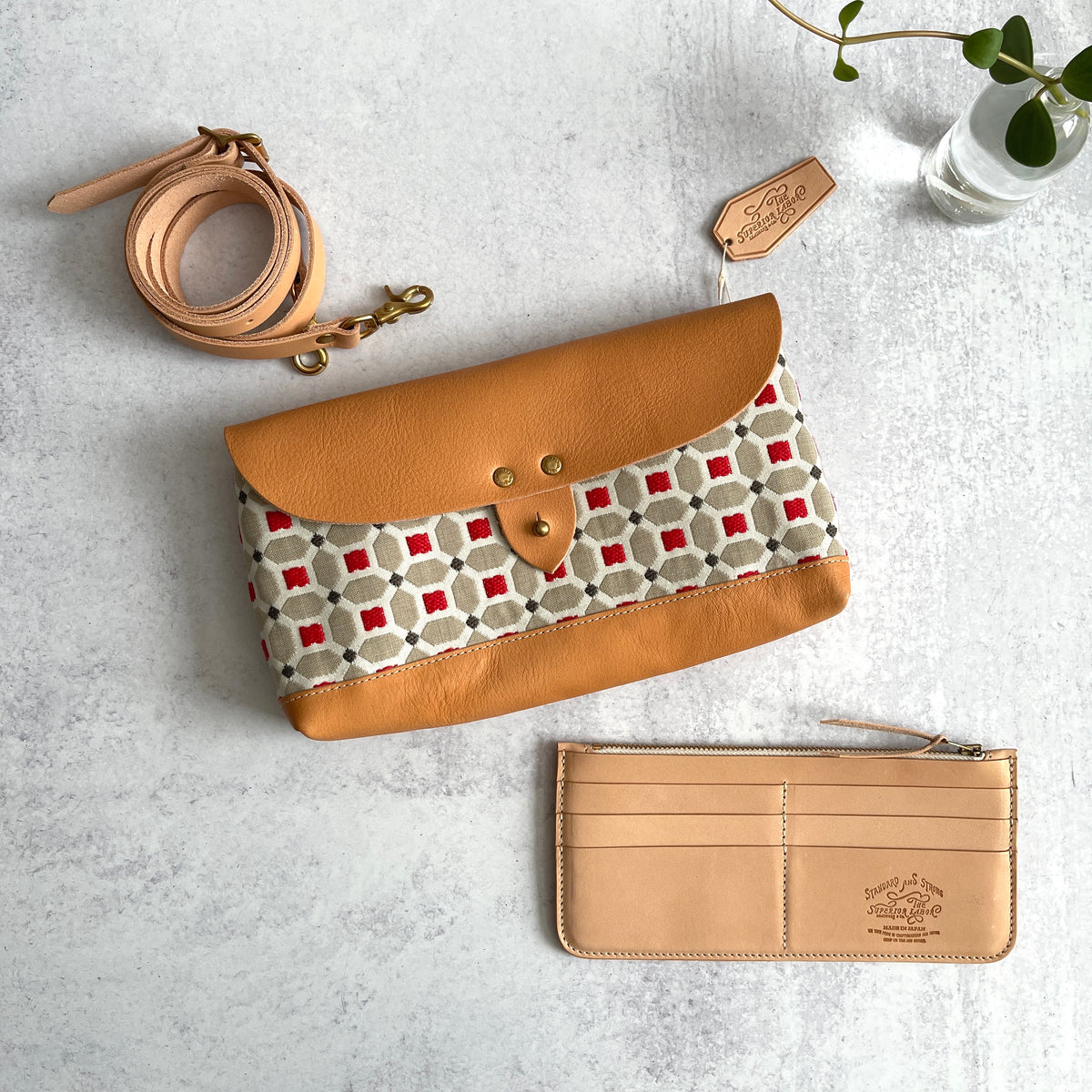 [TSL] Fabric Wallet Bag // Hop Scotch