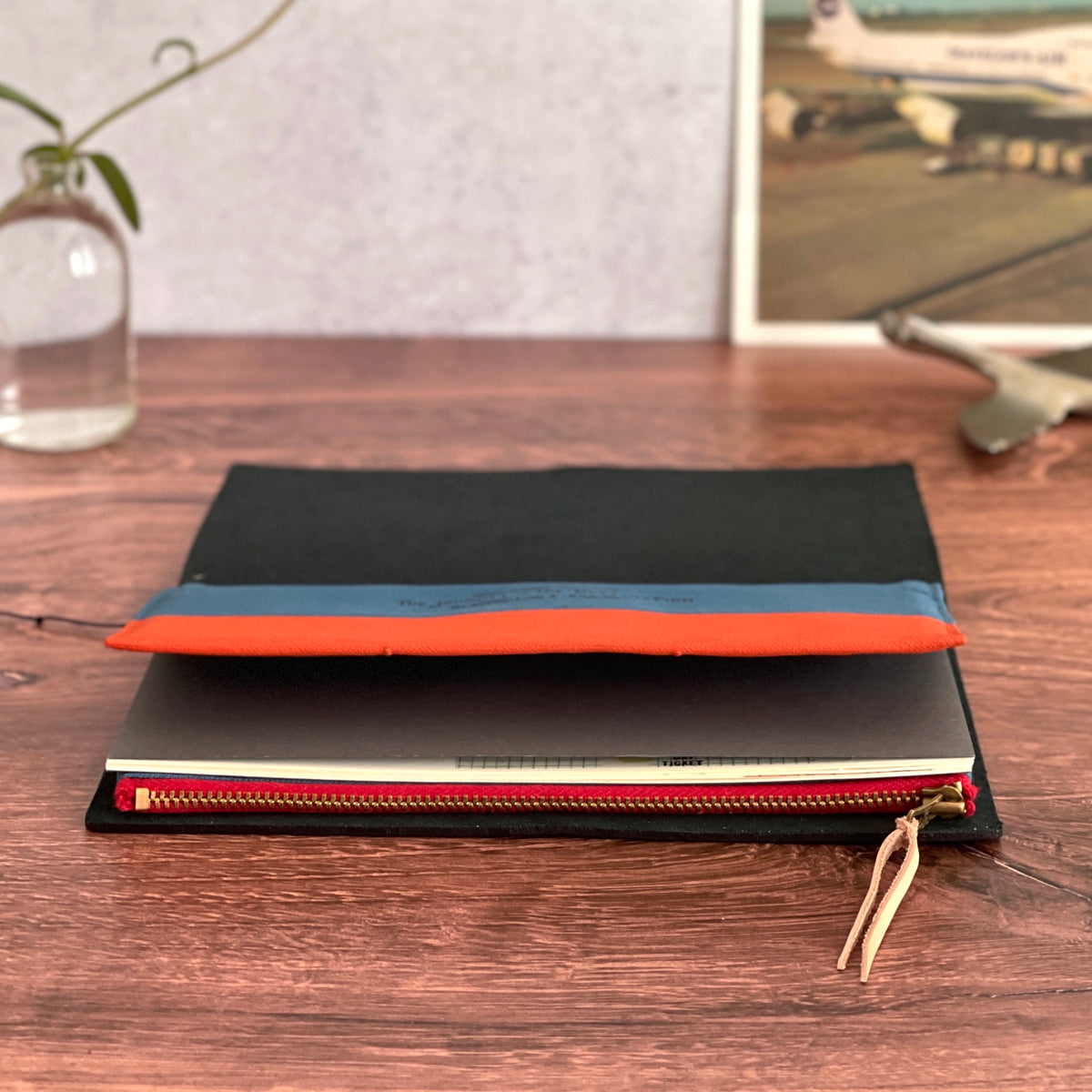 [BKxTSL] All Canvas Wallet // Evening Poppy