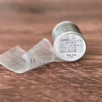 [Yohaku Clear PackingTape] Sound of Rain