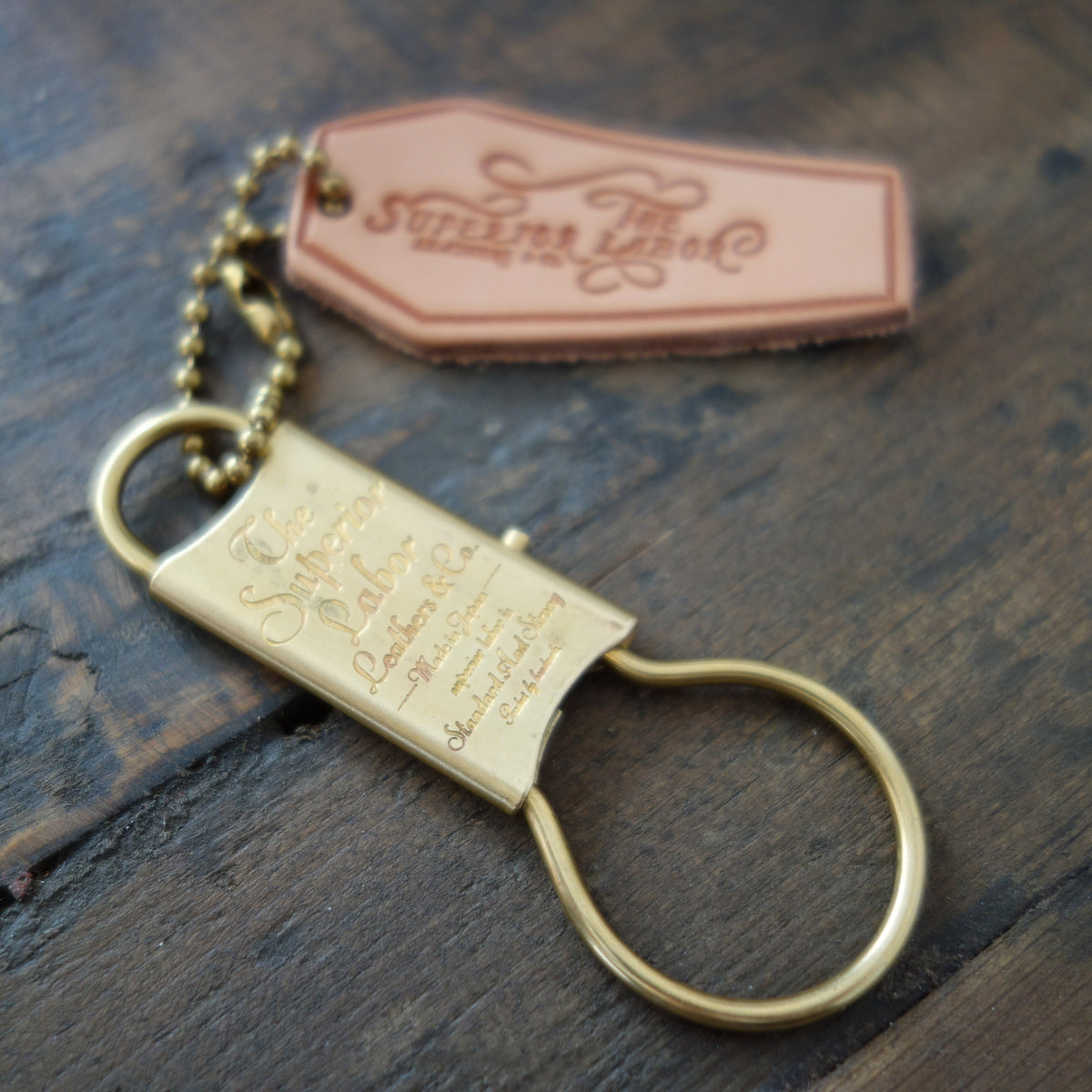 Engravable Brass Key Chain