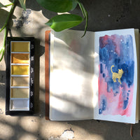 [Kuretake] Gansai Tambi Watercolor "Starry Color" (6 colors)