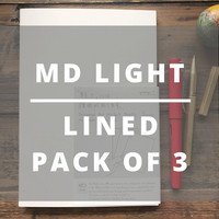 [MD] Light Notebook - pack of 3 (A5)