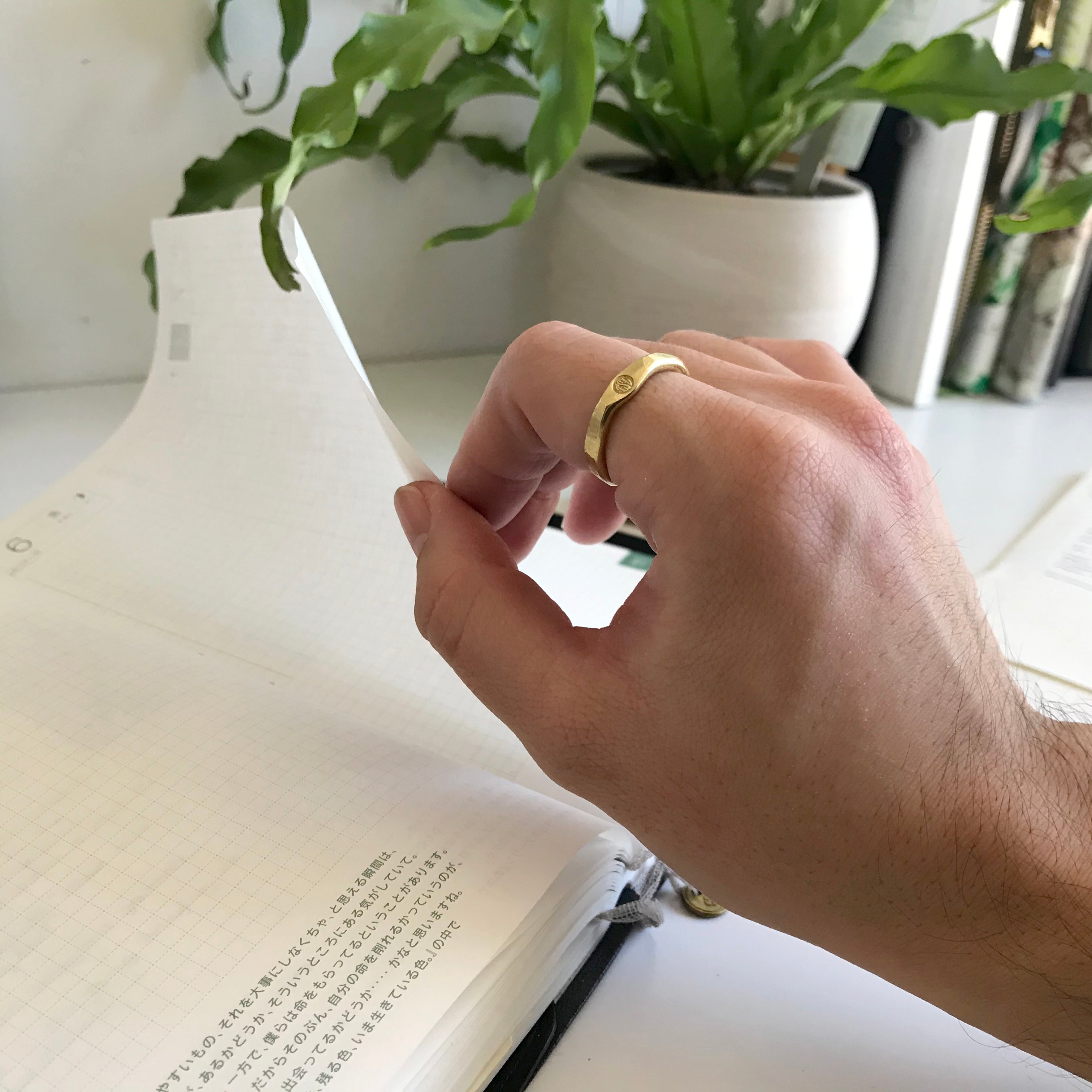 TSL] Brass Fine Ring – Baum-kuchen