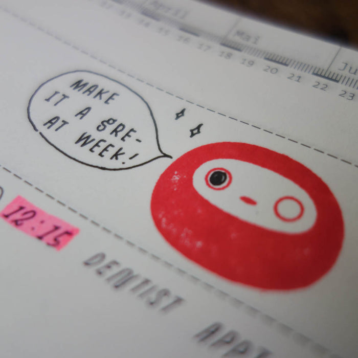 [BK Original Stamp] DARUMA "make it happen"