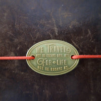 [BKxTSL Brass Plate] Travel for Life