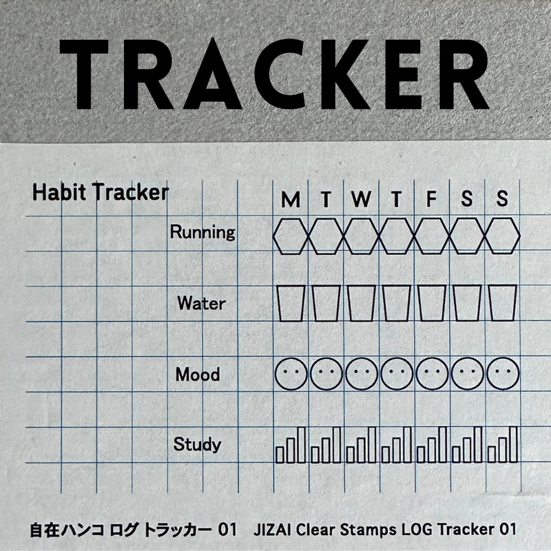 Radial Habit Tracker Clear Stamp 28696