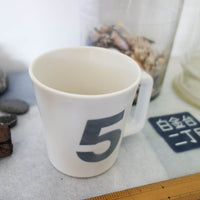 [Classiky] Number Mug Cup