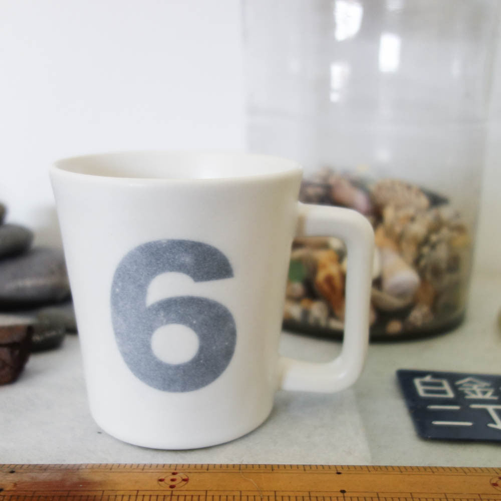 [Classiky] Number Mug Cup