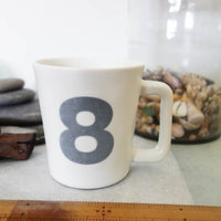 [Classiky] Number Mug Cup