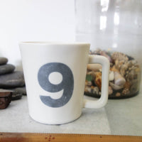 [Classiky] Number Mug Cup