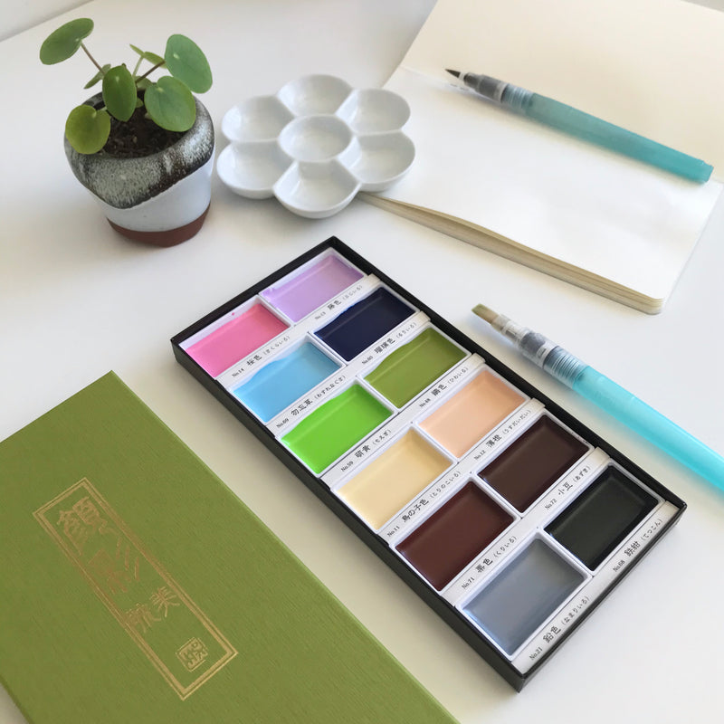 [Kuretake] Gansai Tambi Watercolor // New Set