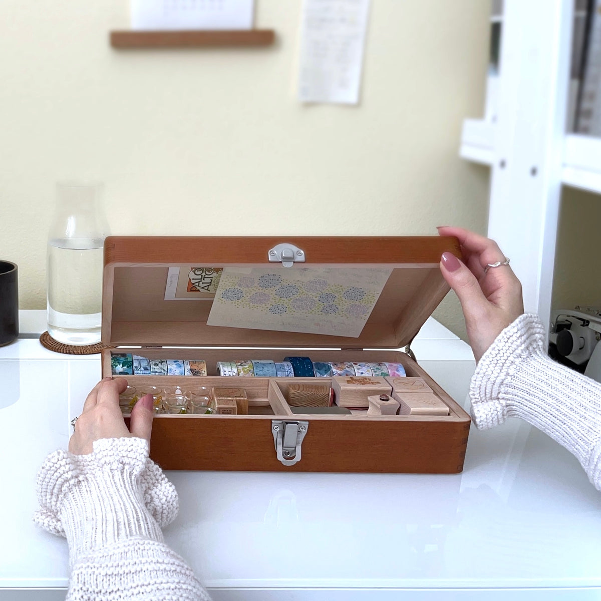 Classiky Toga Wood Desk Tool Box