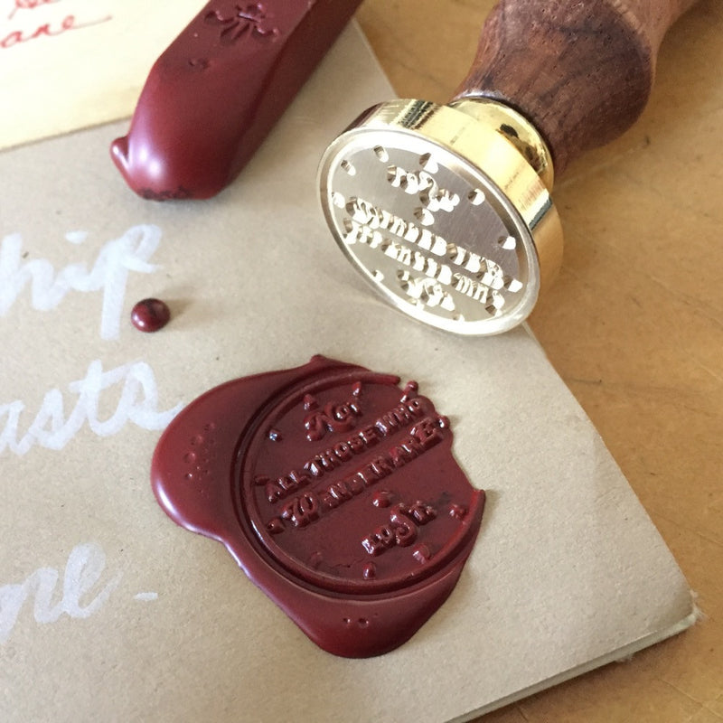 [BK Original Wax Seal] Not All Those Who Wander are Lost