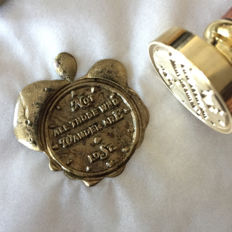 [BK Original Wax Seal] Not All Those Who Wander are Lost